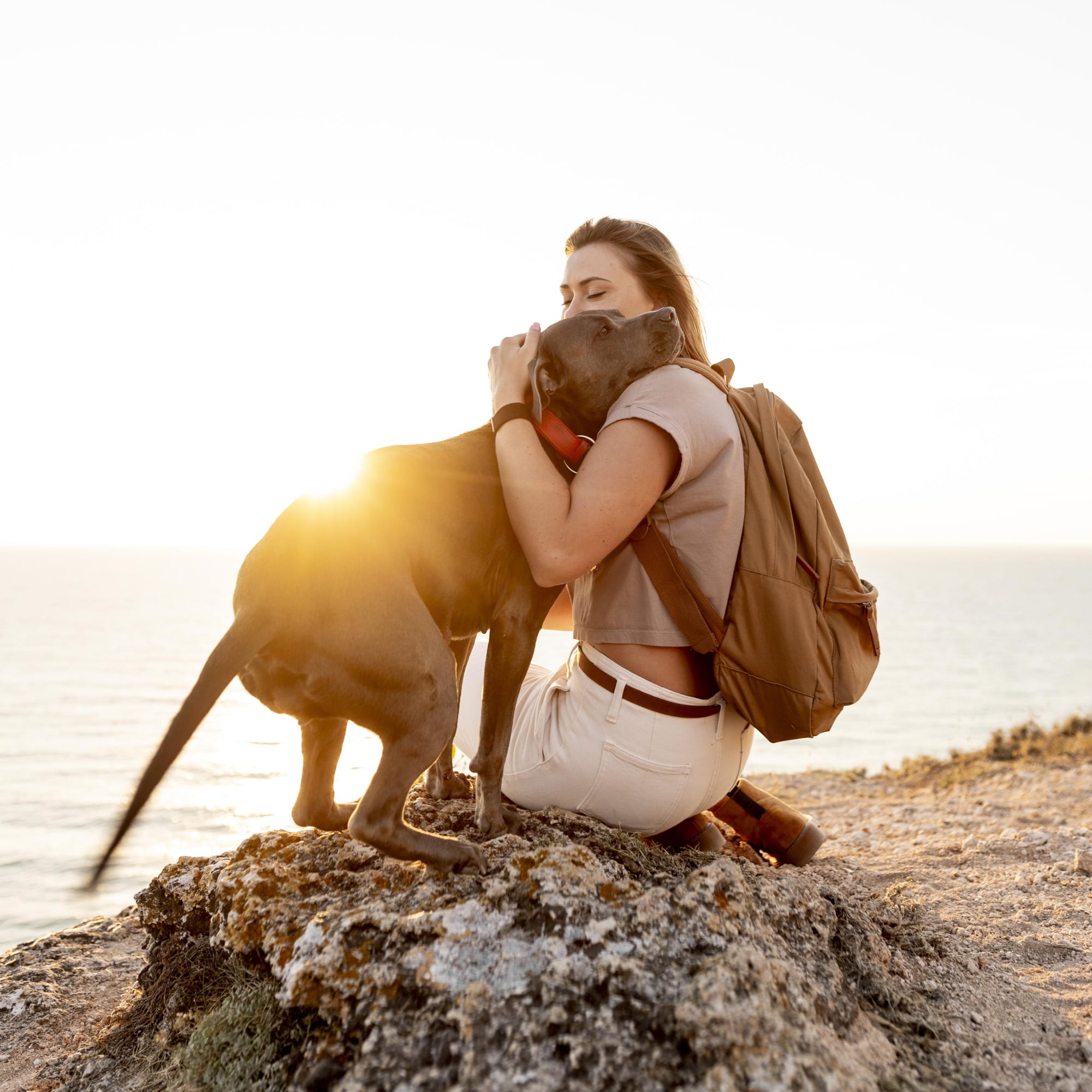 women-and-dog