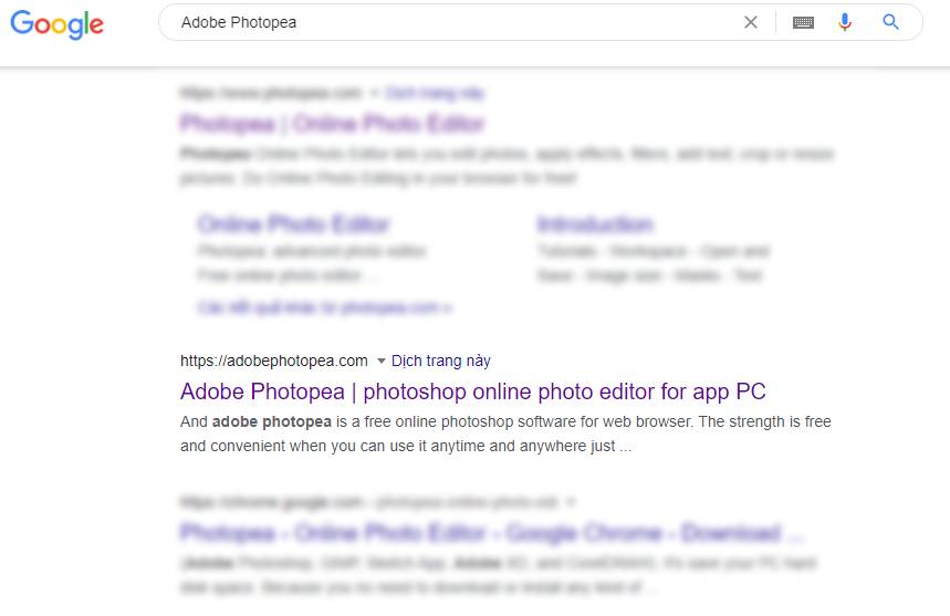 google search adobe photopea - photoshop online